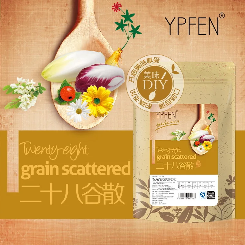 Pure Natural 100g Plant Twenty-Eight Grain Scattered Powder Meal Face Film Materials Soothing Nerve | Красота и здоровье