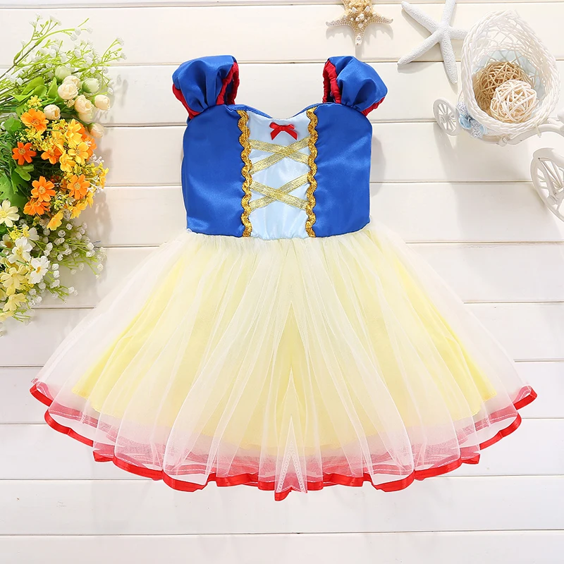 Новые Детские платья для девочек летнее платье с милым бантом бальное платье-пачка 3 4 5 лет девушка Вечеринка roupas infantis menina