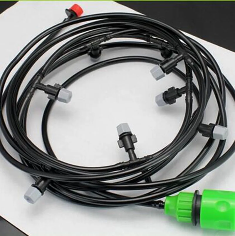 Drip Irrigation Sets System Garden Irrigation Mist Water Hose Kits 5M