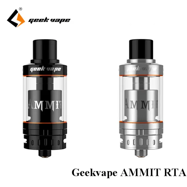 

100% Original GeekVape Ammit RTA atomizer electronic cigarette tank ammit dual coil RTA 3.5ml clearomizer RDTA style 25MM