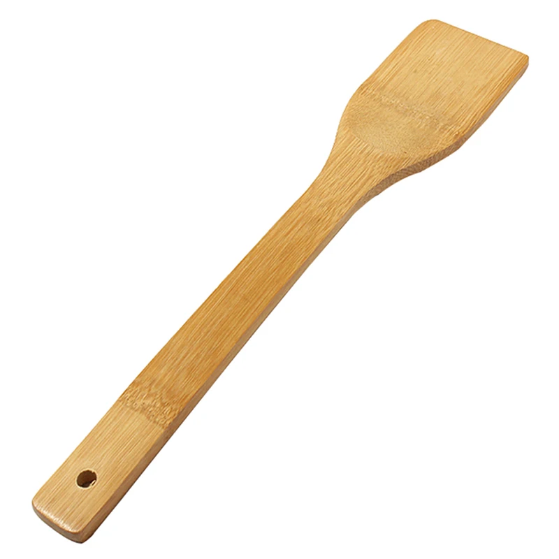 

Natural Health Bamboo Cooking Shovel Slotted Spatula Spoon Mixing Holder Cooking Utensils Dinner Food Wok Shovels Supplies MS520