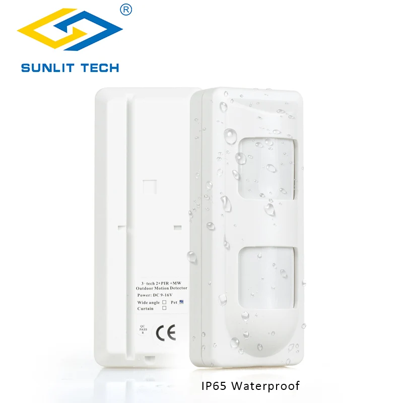 Outdoor Waterproof Anti-mask Anti-pet PIR Motion Detector Alarm Sensor for Home Intruder Alarm System
