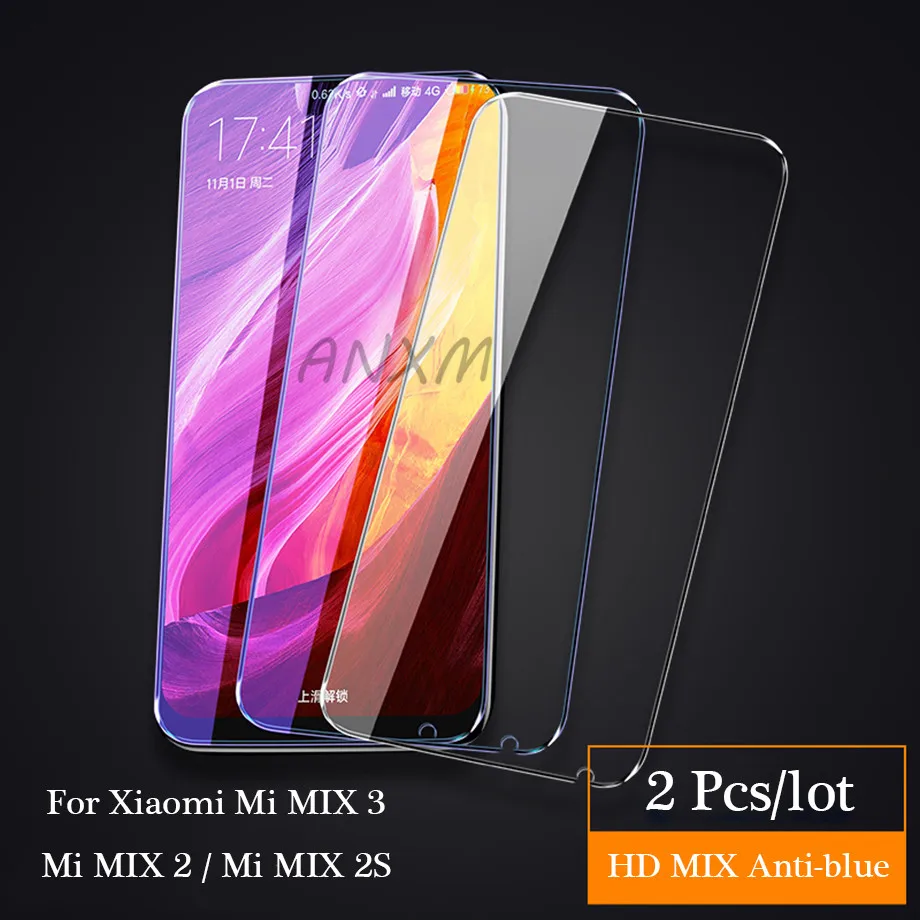 2 шт./лот полное покрытие закаленное стекло для Xiaomi mi Mix 2 2s 3 mi X3 mi X2s mi X2 Защита экрана для Xiaomi mi X 3 2 2s стеклянная пленка