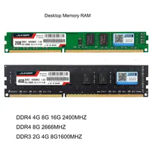 DDR3 4G 8G 16G PC Memory RAM DDR4 8G 2666MHZ DDR4 4G 8G 2400MHZ DDR4 2G 4G 8G Desktop PC Memory 240pins System High Compatible