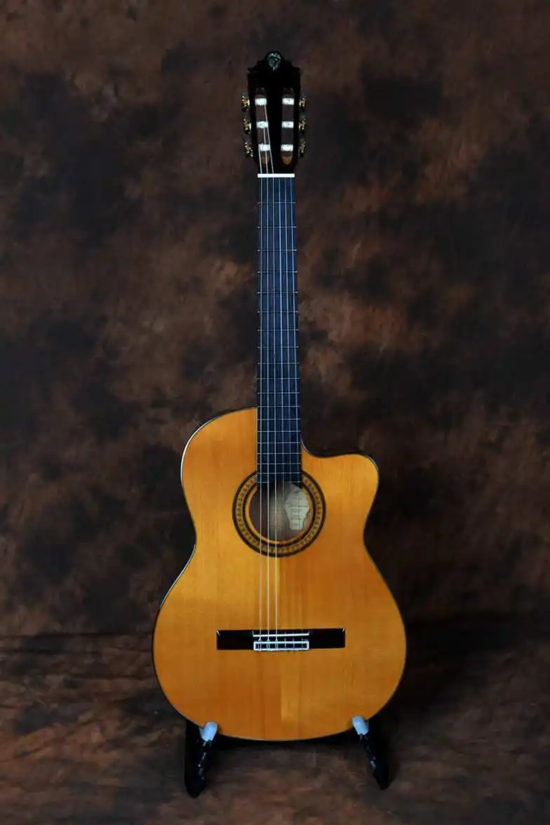 

professional cutway classic guitar with free gig bag