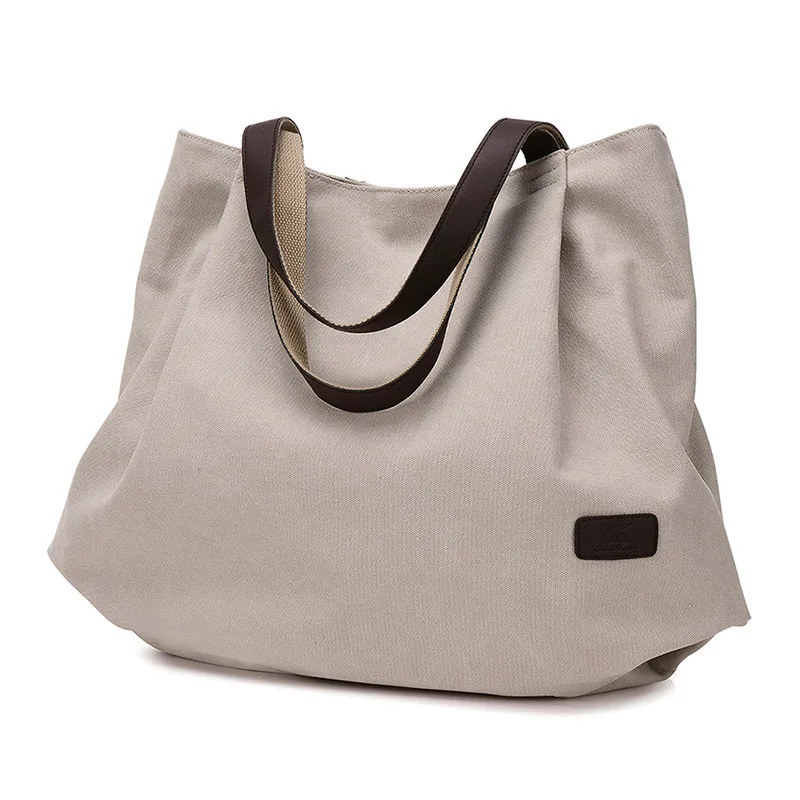 

Women Handbag Canvas Shoulder Bag Large Capacity Casual Totes For Women Durable Canvas Shopping Bag Beach Bags Messenger Bag