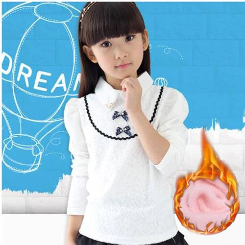 Джемпер для девочек Осенняя корейская детская футболка с длинными рукавами хлопковая рубашка для больших мальчиков Топ из тонкой ткани для девочек - Цвет: Коричневый