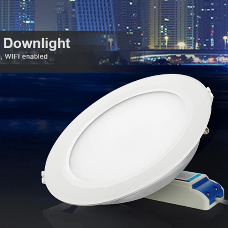 Milight FUT066 AC86 265V 12W RGB + CCT светодиодный светильник с регулируемой яркостью 2 4G Wireles