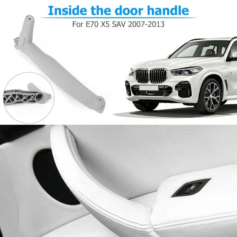 For BMW E70 X5 2007 2014 Right Left Front Rear Door Panel Handle Pull Trim Cover 