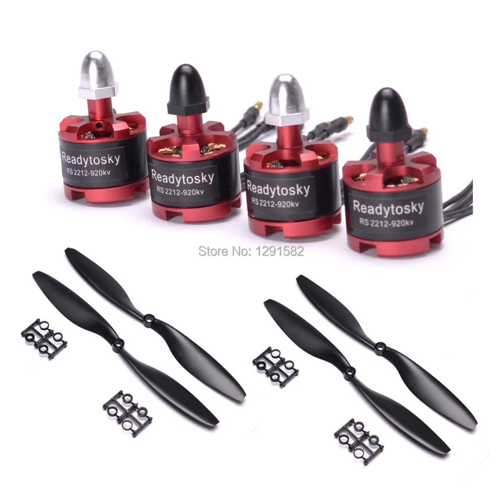 

4pcs 2212 920KV CW CCW Brushless Motor 4pcs 1045 propeller For Phantom F450 F550 X525 Quadcopter Multicopter