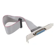 MF05 Cable Bracket 1 Port Serial Parallel Pci Slot Header Cable Bracket 25 Pin Female To