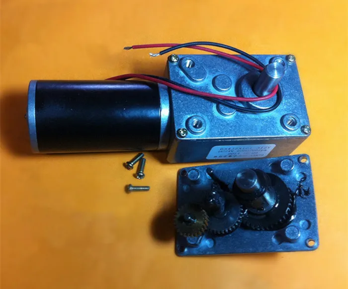 DC 12V 30rpm micro worm Geared Motor with Self locking function , Micro