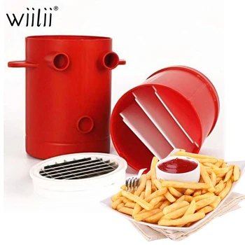 

Creative Potato Chips Making Peeler Cutter For Vegetable Fruit Fries Slicer Cut Device Sweet Potato Maker Machine Kitchen Gadget