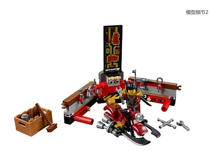 LELE 79125 совместим с Ninjago 70738 последний полет судьбы Bounty Кирпичи подарок