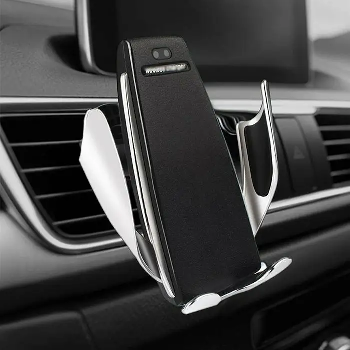 Автомобильный держатель инфракрасный Беспроводной Авто Зарядное устройство крепление, устанавливаемое на вентиляционное отверстие в салоне автомобиля общего 9 V-5 V Поддержка 1.2A-1.5A телефон 1.67A/2A
