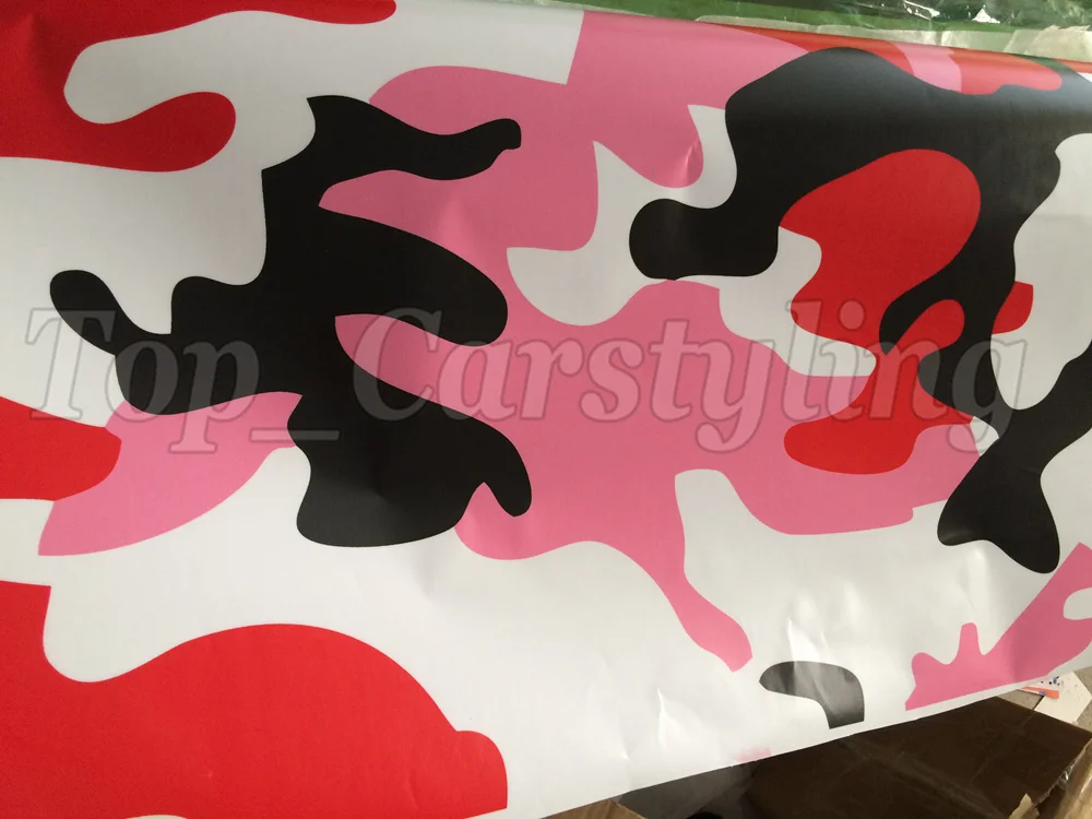 red black white snow arctic camo vinyl wrap camouflage Car wrapping cover sheets stickers (7)