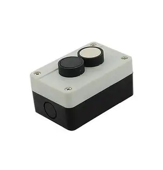 

Normally Open Black White Flat Cap Push Button Station
