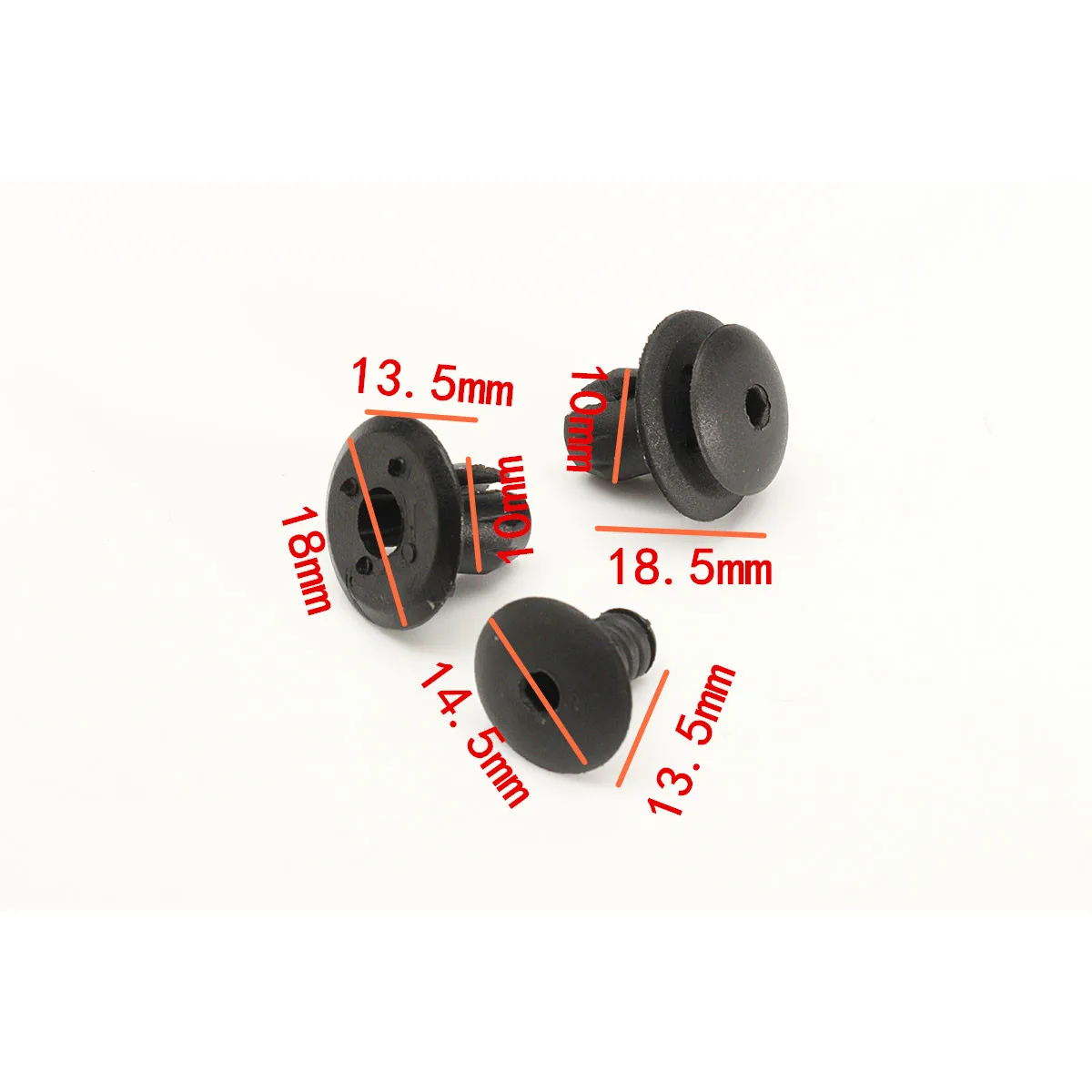 50pcs For VW /Volkswagen T4 T5 Transporter Eurovan Trim Panel Lining Fixing Clips 9mm 70186729901C