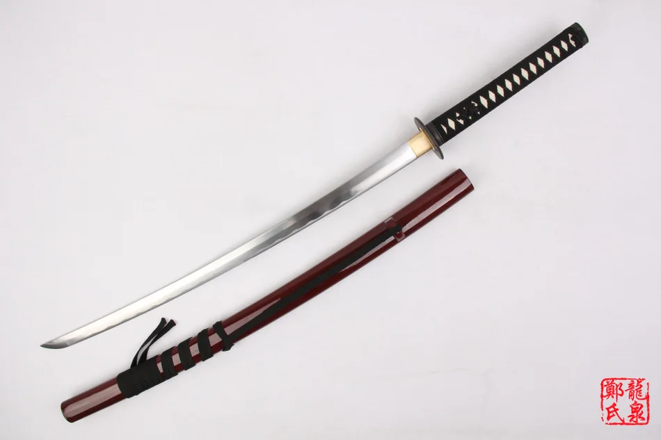 Для 47 Ronin Asano Clan ручной Кованый самурайский меч настоящий Катана реквизит для