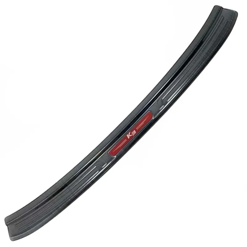 

For Kia K3 2019 2020 Stainless Steel Exterior Rear Bumper Protector Trunk Guard Plate Cover Sticker Trim Car Styling Accessories