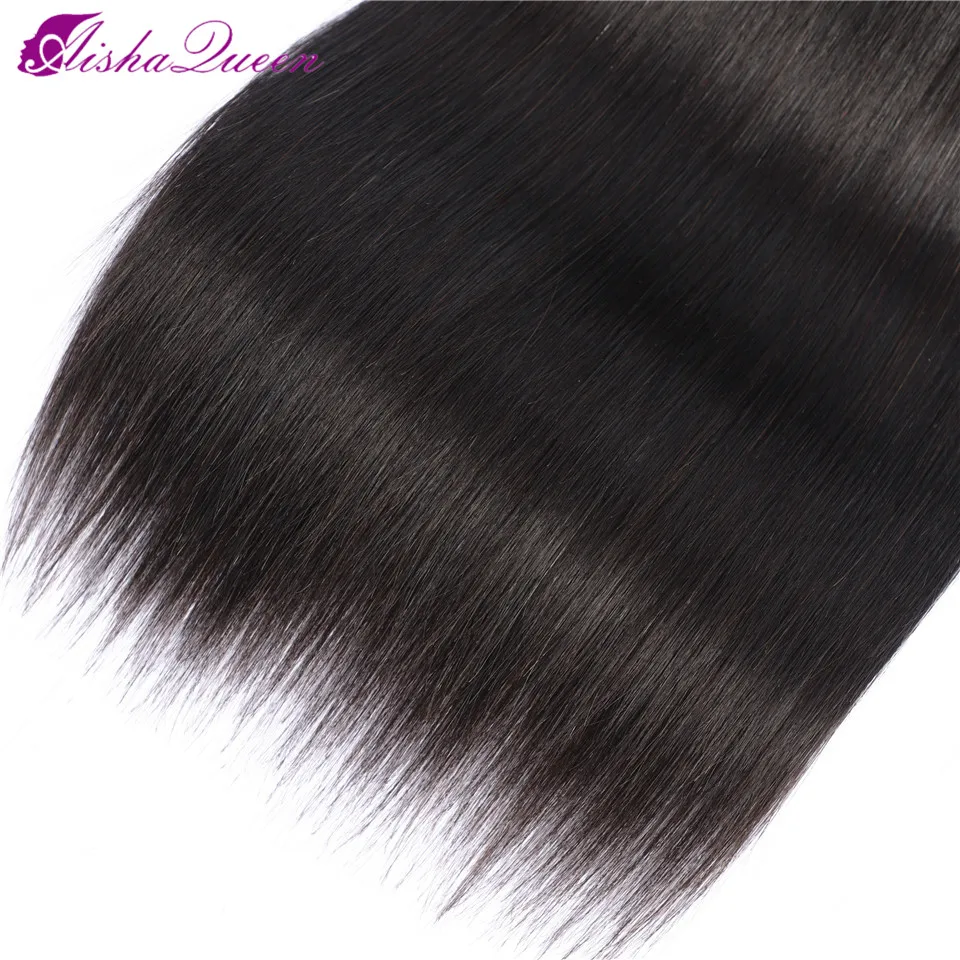 Aisha Queen Malaysia Human Hair Extensions Straight Hair Bundles Non Remy Human Hair weaving 8-26 inch Extensions