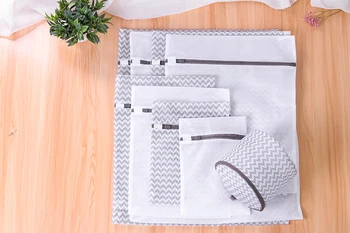 

9pcs/Set Gray Fashion Lingerie Bras Laundry Bags Baskets Socks Machine Mesh Laundry Bag Household Cleaning Tools Wash Care
