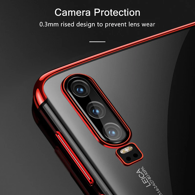 Чехол KEYSION для телефона Huawei P30 Pro P20 Lite роскошный Прозрачный бампер из ТПУ