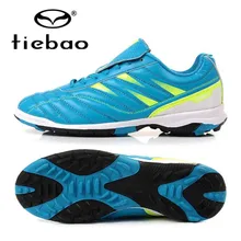 TIEBAO Professionnel Chaussures De Soccer Chaussures de Football En Plein Air TF Turf Football Bottes Formation Sneakers Pour Enfants Pour Enfants Adolescents
