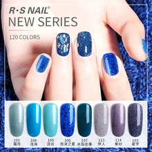 RS NAIL Новая серия Гель-лак для ногтей УФ светодиодный Гель-лак 120 цветов Гель-лак профессиональный маникюрный набор гель-лаков 15 мл