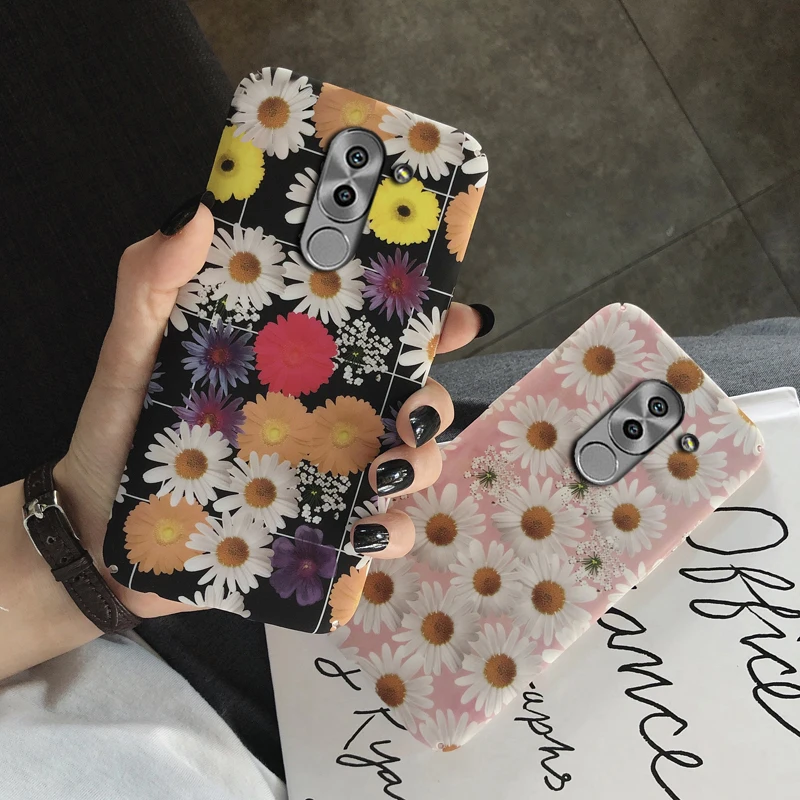 

KaiNuEn coque,cover,case,For Xiaomi Mi 6X A2 MiA2 MI6X Patterned Luxury PC Hard Cute Cartoon Floral Printed Coque cases