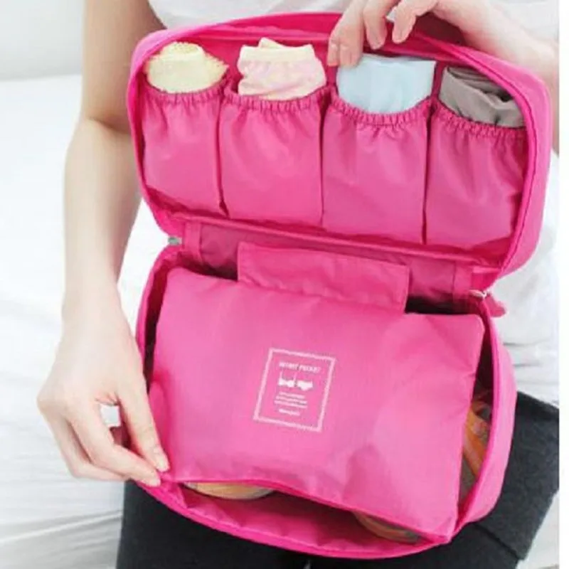 

New 1pc Oxford Waterproof Storage Bags Hygienic Travel Bag Clothes Socks Underwear Pouch Bra Organizer Holder Organizador