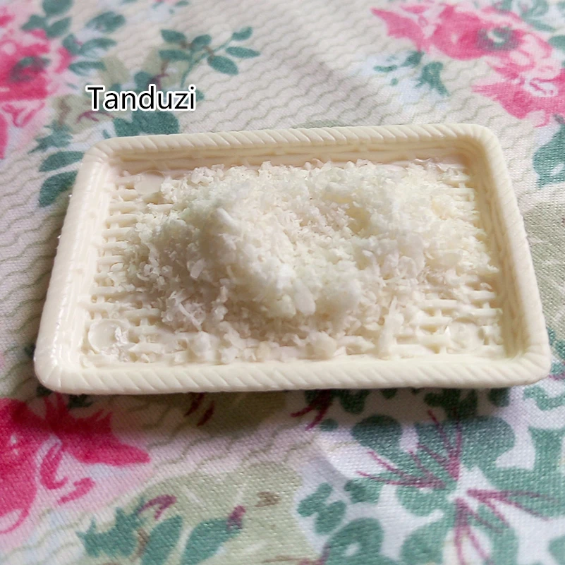 

Tanduzi 100g Cute White Simulation Desiccated Coconut Artifical FoodDIY Accessory Deco Parts Dollhouse Food