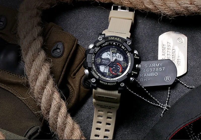 SMAEL marki Mężczyźni Sport Watch LED cyfrowy wodoodporny casual Shock mężczyzna zegary Relogios męskie prezent Military Zegarki na rękę tanie i dobre opinie Quartz Wristwatches Complete Calendar Shock Resistant Rattrapante Stop Watch LED display Auto Date Water Resistant Chronograph Back Light Multiple Time Zone Alarm Perpetual Calendar SMAEL marki Mężczyźni Sport Watch LED cyfrowy wodoodporny casual Shock mężczyzna zegary Relogios męskie prezent Military Zegarki na rękę tanie i dobre opinie Quartz Wristwatches Complete Calendar Shock Resistant Rattrapante Stop Watch LED display Auto Date Water Resistant Chronograph Back Light Multiple Time Zone Alarm Perpetual Calendar