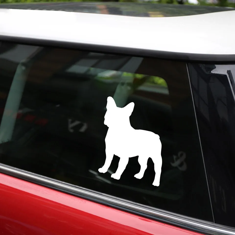 Cunymagos French Bulldog Personality Decal Sticker Car Styling Fashion Animal Decorative Stickers Vinyl Car Stickers 11.512 (7)