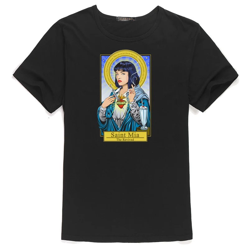 

ZSIIBO 2019 Summer Female New Harajuku Large Size Casual Short Sleeve Cartoon Satan Letter Print Fashion new T-Shirt top tees