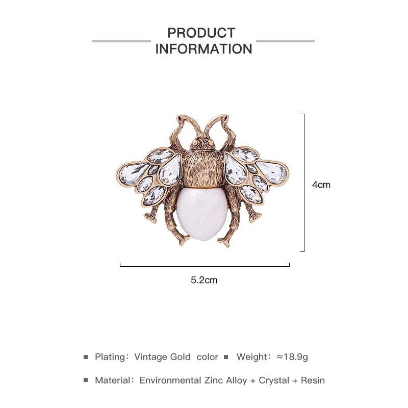  Bee Brooch Jewelry (1)