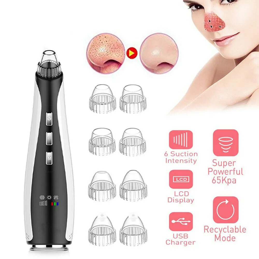 

Electric Vacuum Pore Cleaner Blackhead Remover Portable ultrasonic vibration Acne Pores Remove Cleaner Facial Beauty Instrument