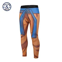 3D анимация мужские компрессионные брюки Mallas Hombre Compresion Dragon Ball мужские лосины, штаны для бега спортивные брюки для мужчин