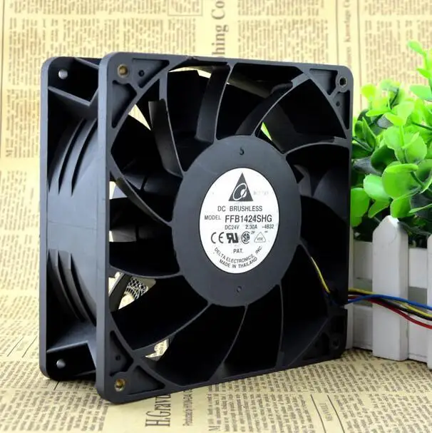 Дельта 14 см DC 24V 2.30A FFB1424SHG 140*140*50 мм Высокое качество 4 провод PWM Контроль