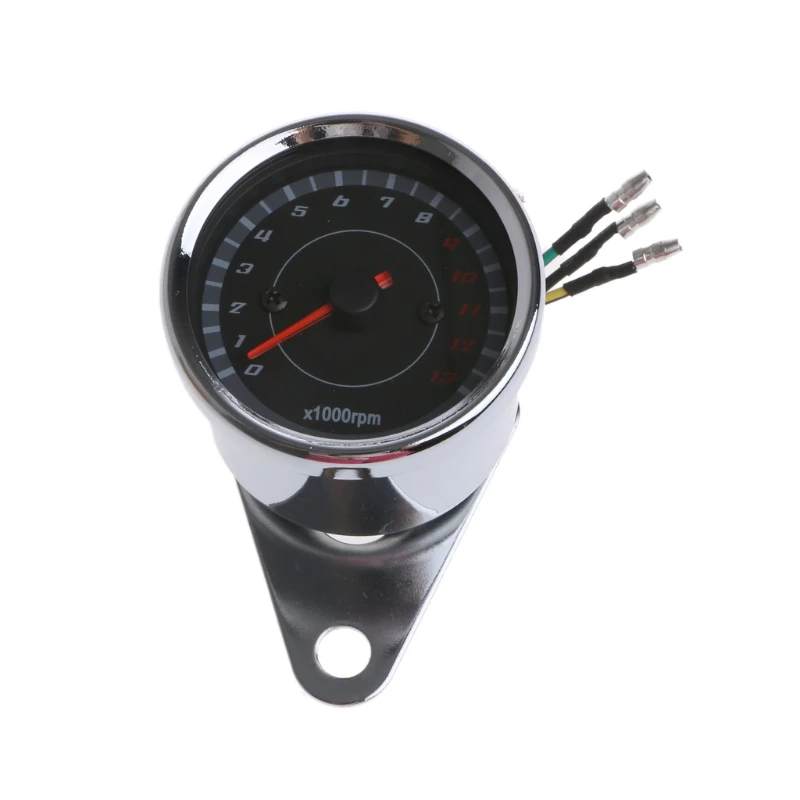 

Universal LED Motorcycle Tachometer DC 12V Meter 13K RPM For Honda Yamaha Suzuki
