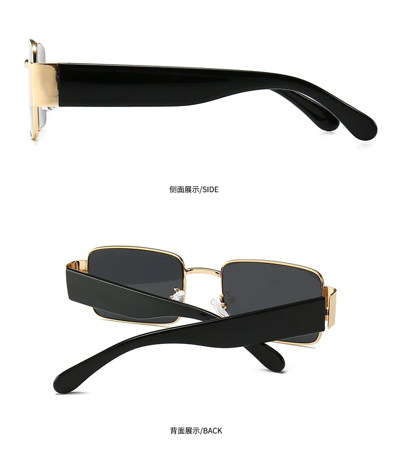 Паровые Квадратные Солнцезащитные очки в стиле панк для мужчин и женщин, роскошный бренд, Ретро стиль, черный и зеленый цвета, винтажные мужские и женские солнцезащитные очки, UV400