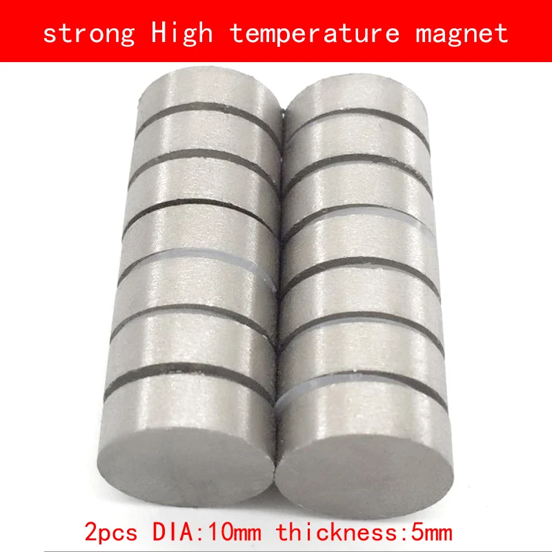 2PCS diameter 15mm thickness 5mm working max 360 Celsius High temperature strong SmCo
