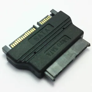 

CY Chenyang Mew 22Pin 5V SATA to 3 3V 16pin Micro SATA 1 8" Adapter