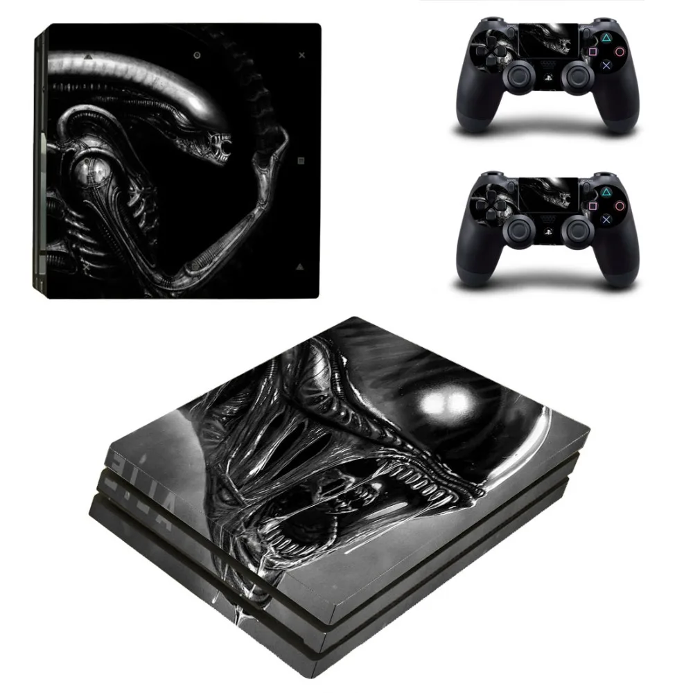 

Film Alien PS4 Pro Skin Sticker Decal for PlayStation 4 Console and 2 Controller PS4 Pro Skin Sticker Vinyl