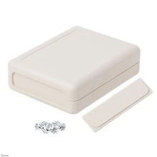 Водонепроницаемый ящик для инструментов пластиковый чехол серый электронный проект DIY 90x70x28mm Damom