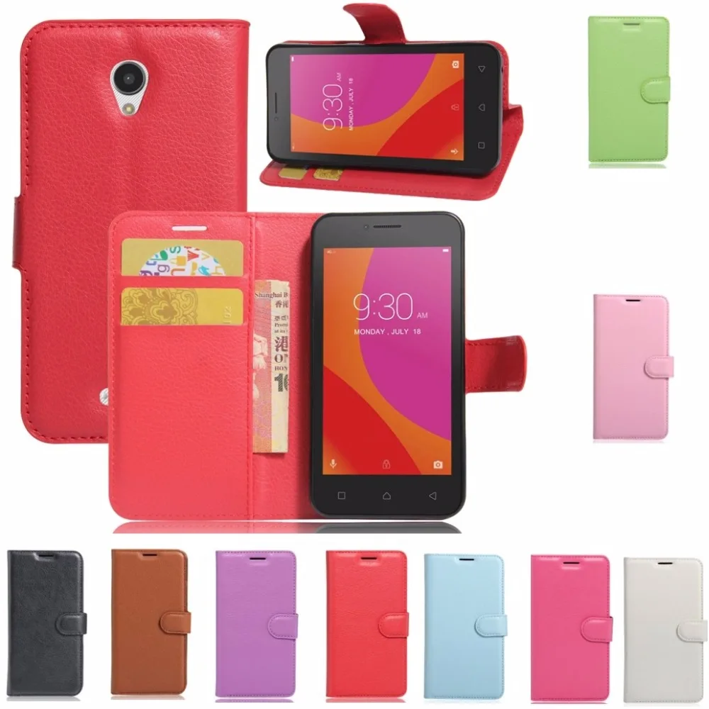 Stand Mobile Phone Bags Wallet PU Leather Cases for Lenovo Vibe B/A20/A
