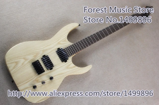 Cheap Natural Wood Blackmachine B6 Electric Guitar China Ash Guitar Body As Picture Free Shipping