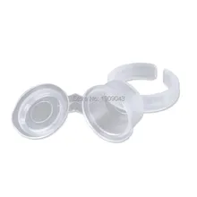 Профессиональный 80 шт многоразовое пластиковое кольцо для пигментов чашки колпачки татуировки полу-аксессуары для перманентного макияжа