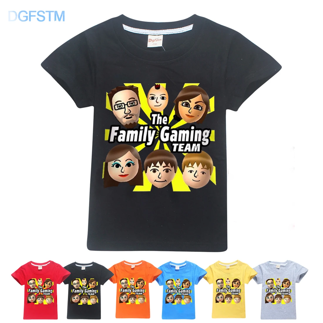 100cotton Summer Fgteev Faces Kids T Shirts For Boys Girls Tops - youtube t shirt roblox thai