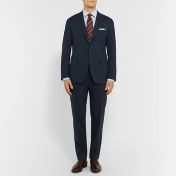 

Custom Made Suits New Style Groom Two Pieces Suits Notched Lapel Single-breasted Three Pockets Evening Party Suits(jacket+pants)